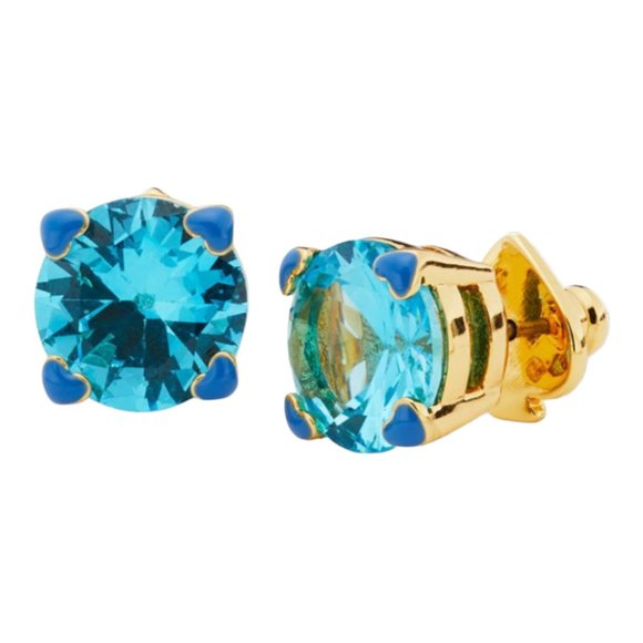 Kate Spade Round Heart Prong Stud Earrings